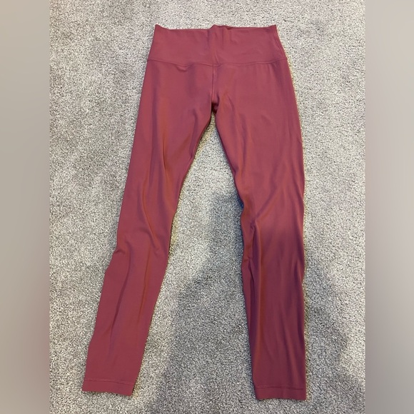 #250 Lululemon Align Pant *Full Length 28" Misty Merlot Sz 10 - Picture 8 of 10